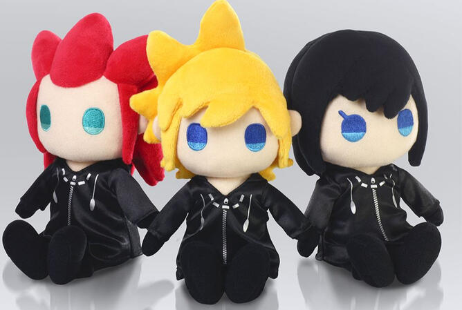 Ice cream trio plushes